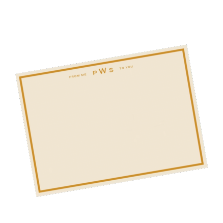 Papier Tonal Border Notecard Set