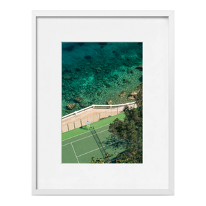 Tennis on the Med Framed Photography Print